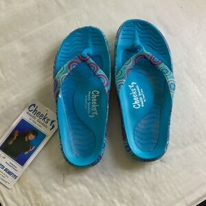 Cheeks Women's Blue Patterned Sandals